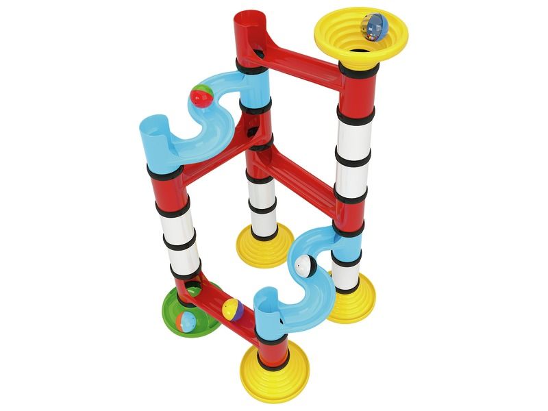 Circuit a bille 45 pieces jouet enfant construction parcours - Jeux  éducatifs