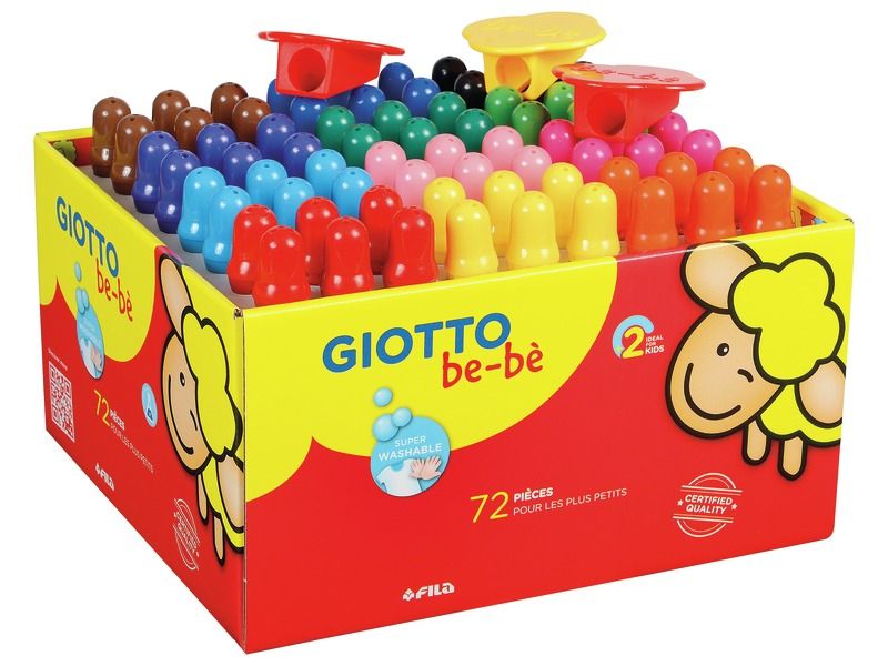 Giotto Be-bè COLOURED PENCILS Pack of 72