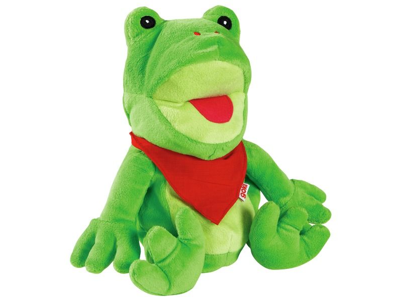 Cadeau de Noël pour enfants 22 « La marionnette à main de grenouille Peluche  douce Jouet de poupée