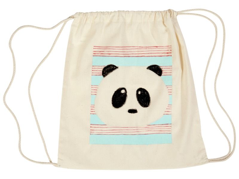 LARGE COTTON BACKPACK TO DECORATE