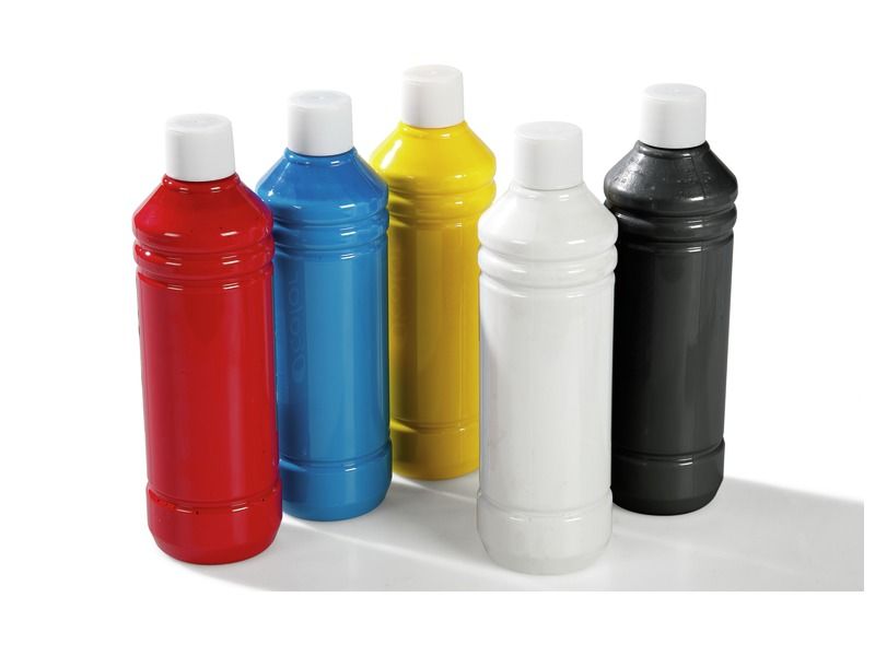 ACRYLVERF Ultra gloss - Fles van 500 ml Primaire kleuren