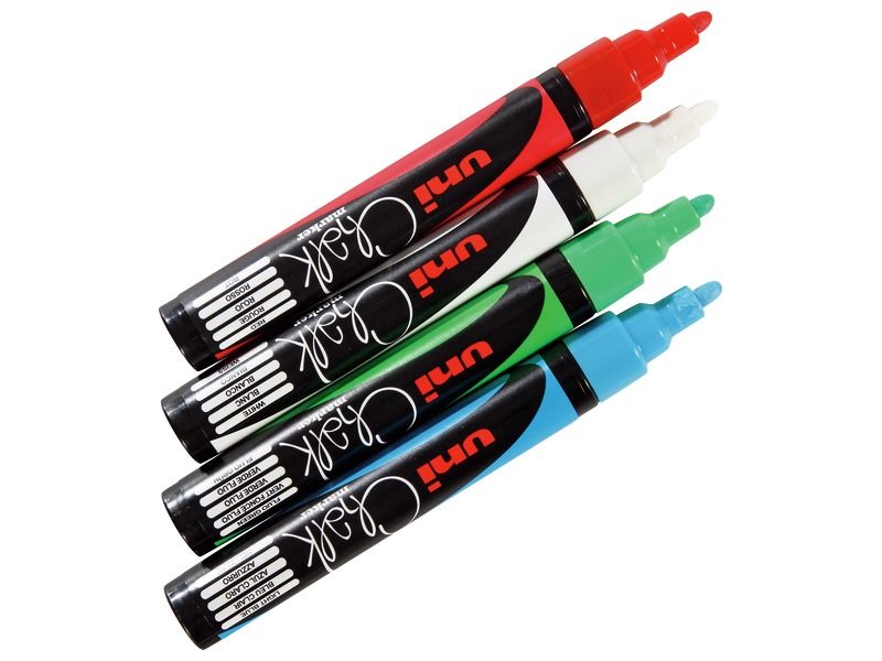Tapered Tip CHALK MARKERS Traditional colours