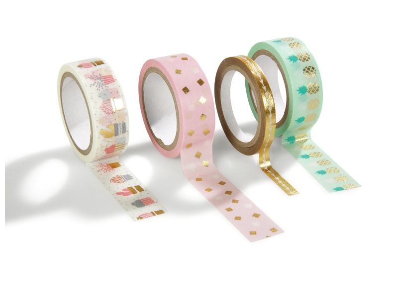 ADHESIVE RIBBONS IN VARIOUS SIZES Pineapples