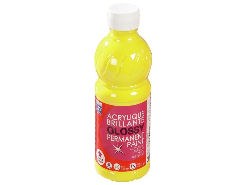 Glossy ACRYLIC PAINT - 500-ml bottle