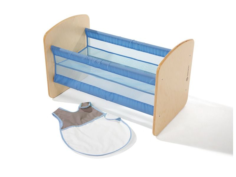 WIEGE MIT SCHLAFSACK für Puppen