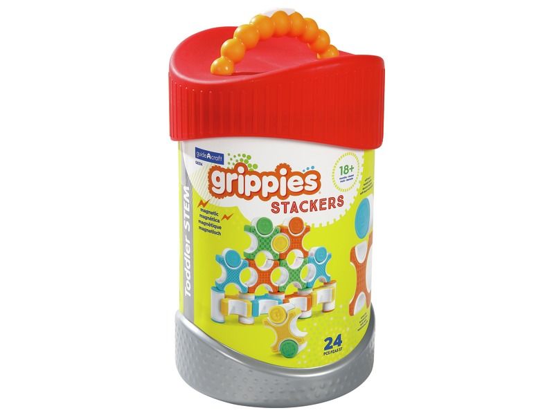 Grippies Stackers MAGNETIC CONSTRUCTION 24 pieces