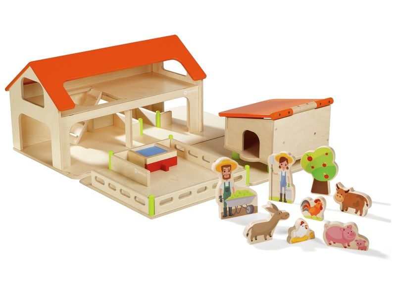 Grande ferme en bois Le Toy Van - un jouet inoubliable - grande ferme en  bois