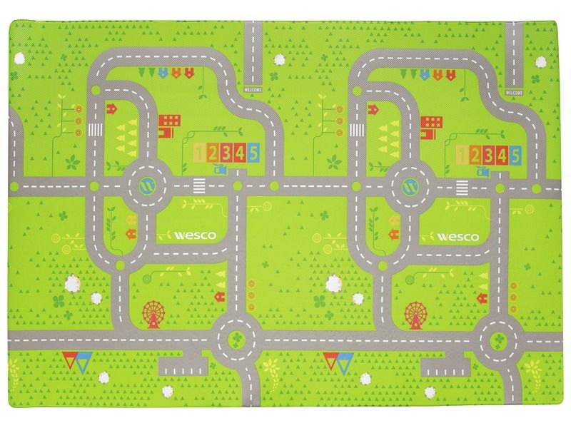 ALL TERRAIN MAT with 9 eco-friendly vehicles