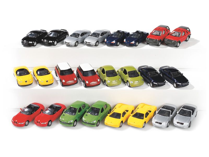 Hunpta Lot de 5 voitures à friction à double face à 360 ° Jouet éducatif pour enfants garçons filles