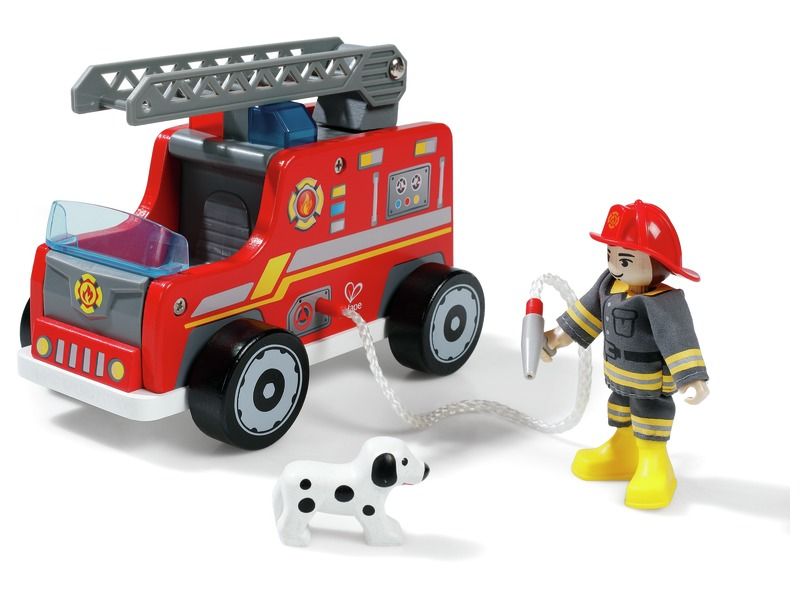 Camion de Pompier Jouet en bois enfant Hape Dès 3 ans