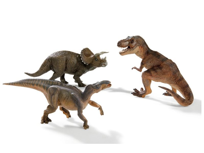 SET ZINTUIGLIJKE WERELD Dinosaurussen