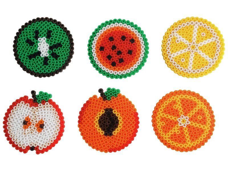 CREATIVE IRON-ON BEAD KIT Fruit coasters
