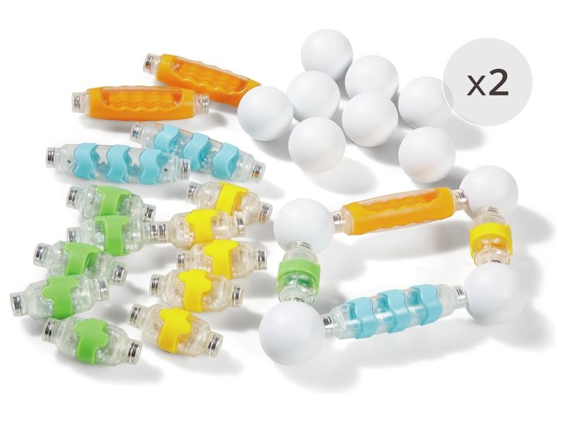 CONSTRUCTION MAGNÉTIQUE Grippies Shakers 60 pièces