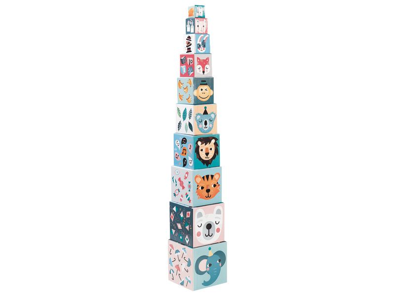 Pyramide Cubes A Empiler Les Animaux Pyramide Cubes A Empiler Les Animaux