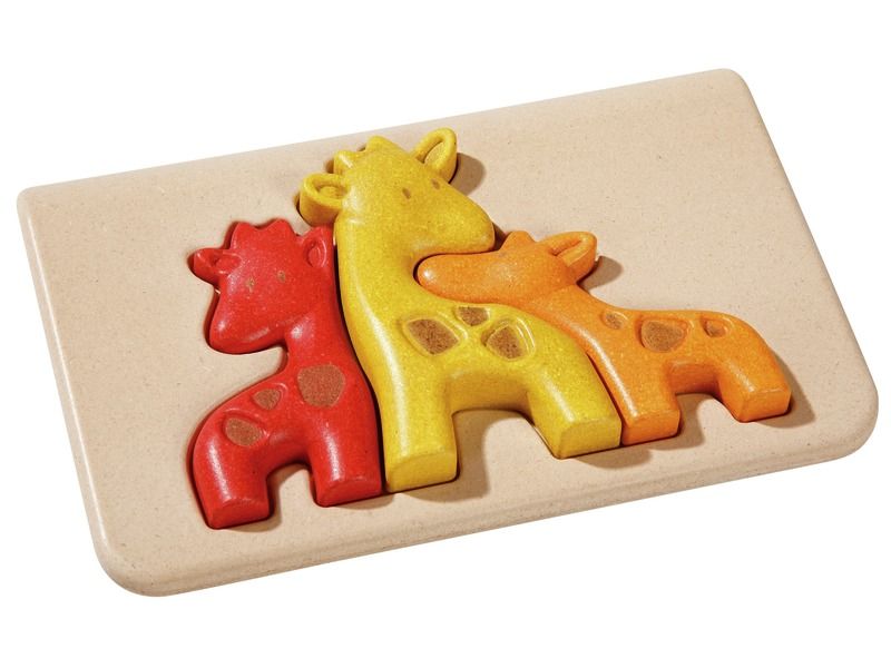 ECO-FRIENDLY LIFT-OUT PUZZLE Giraffes