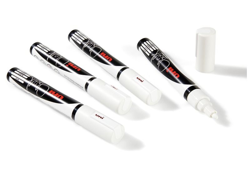 Tapered Tip CHALK MARKERS White