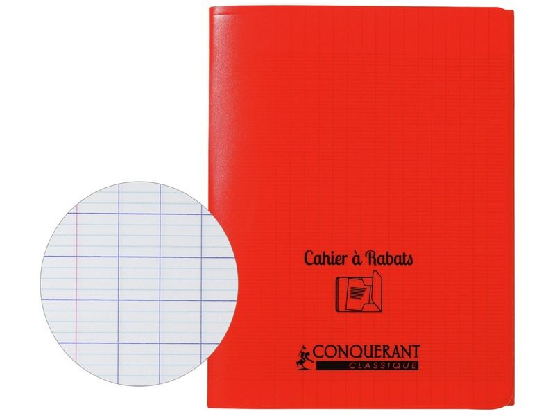HEFT AUS POLYPROPYLEN MIT KLAPPEN 17 x 22 cm – 96 Seiten