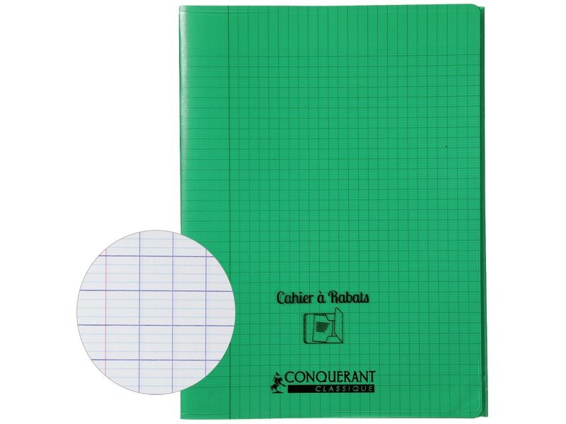 HEFT AUS POLYPROPYLEN MIT KLAPPEN 24 x 32 cm – 48 Seiten
