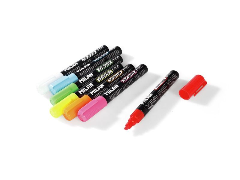 Fluo DRY-WIPE MARKERS