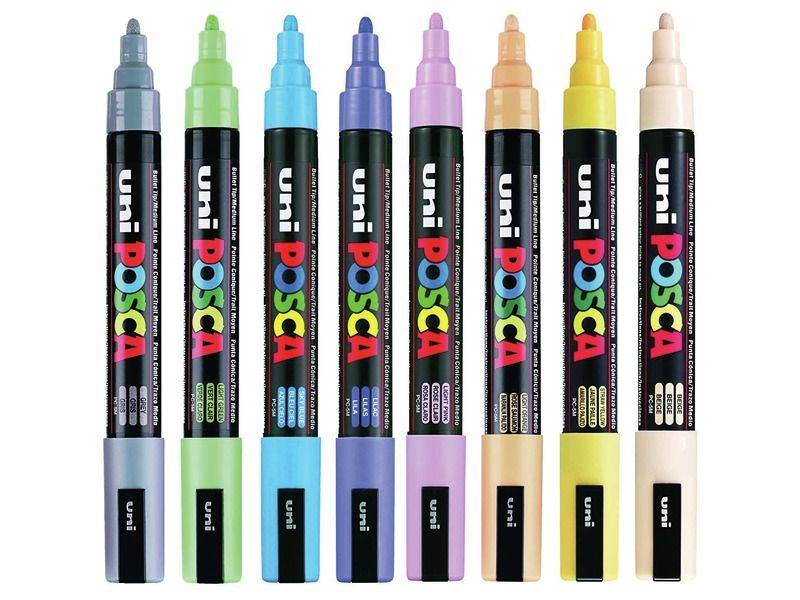 POSCA PAINT MARKERS Medium tip (conical) – Pastel