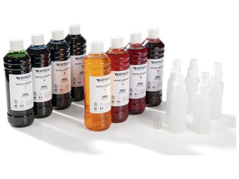 INK FOR DRAWING + sprayers
