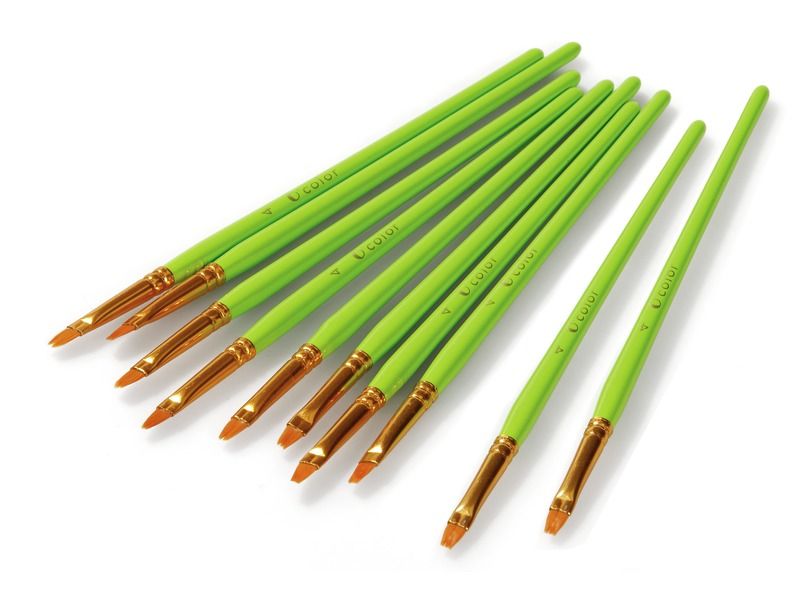 SCHOOL BRUSHES Synthetic fibres No. 4
