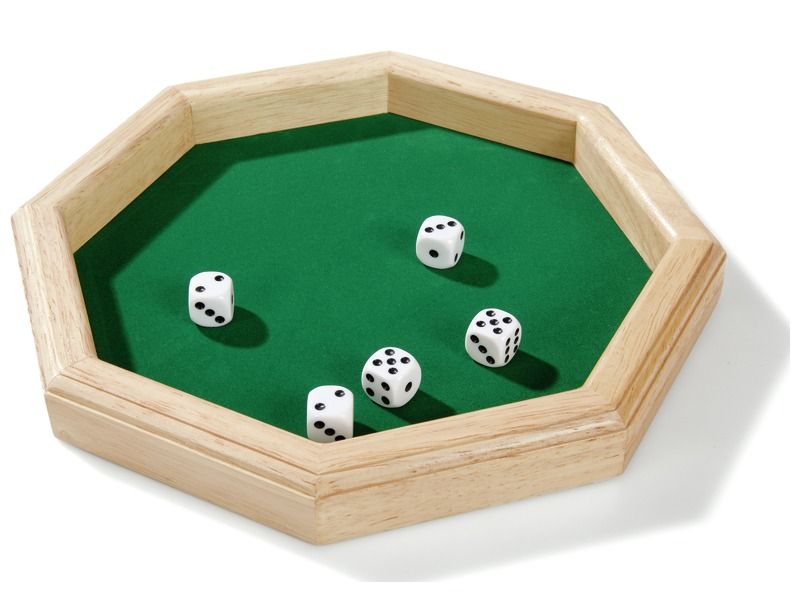 Wooden DICE TRACK