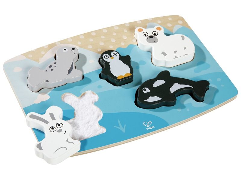 TACTILE LIFT-OUT PUZZLE Polar animals