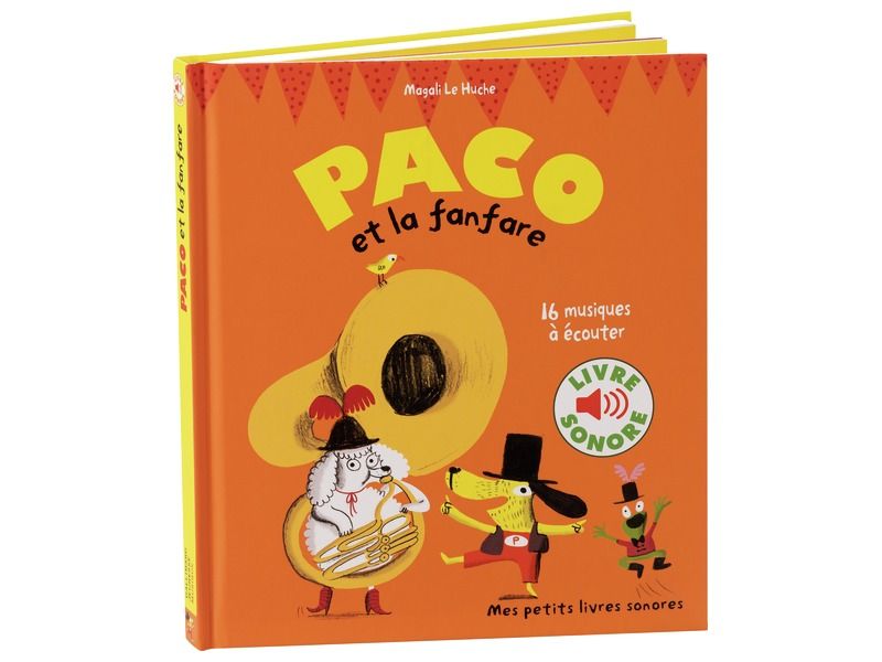 Livres illustrés Paco et le jazz, Paco - livres sonores