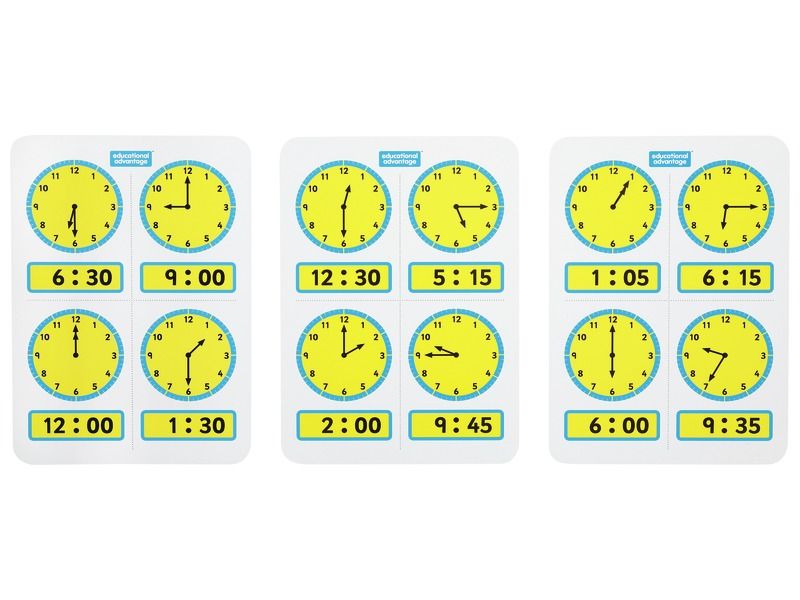‘TELL THE TIME’ LEARNING CARDS