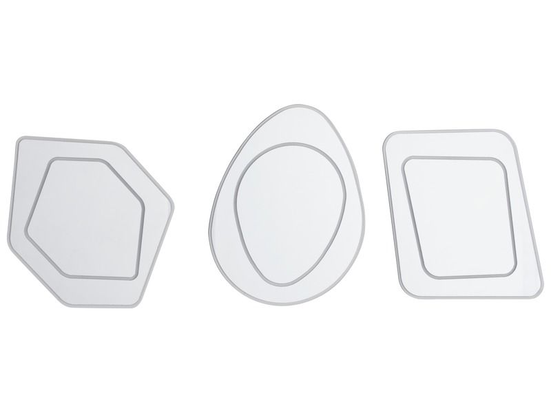 DECORATIVE MIRRORS Hexagon, oval and rectangle