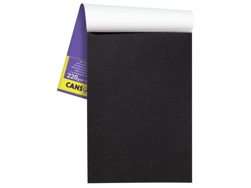 CANSON PACK OF BLACK PAPER 220 g Kids