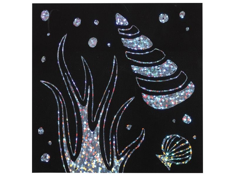 SMALL SCRATCH ART CARDS Silver hologram