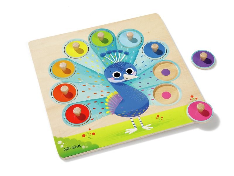 LIFT-OUT PUZZLE Peacock