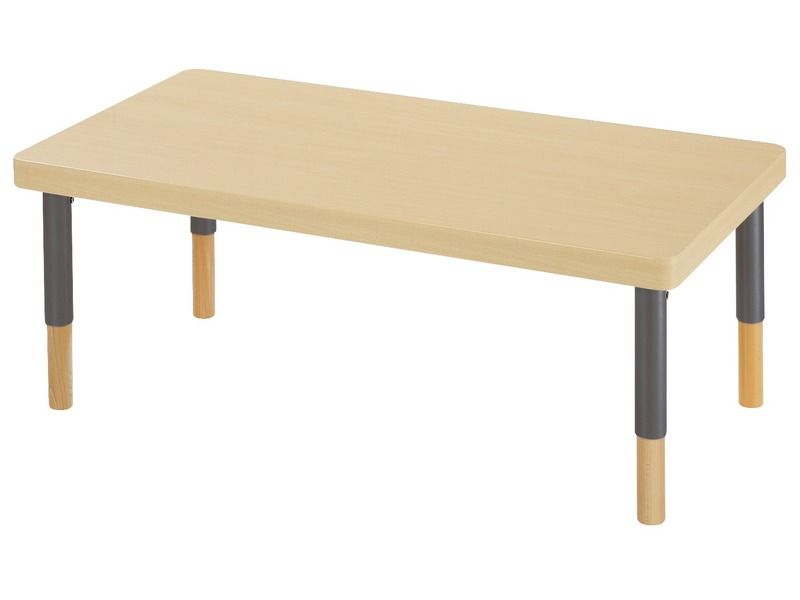 ADJUSTABLE TABLE WITH THICK TABLE TOP