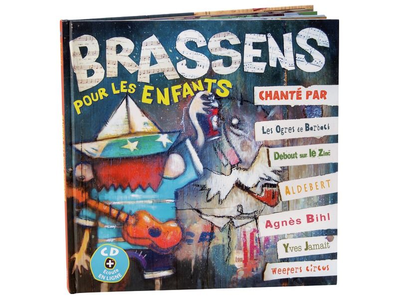 LIVRES CD CHANTEURS D'AUTREFOIS POUR LES ENFANTS Georges Brassens