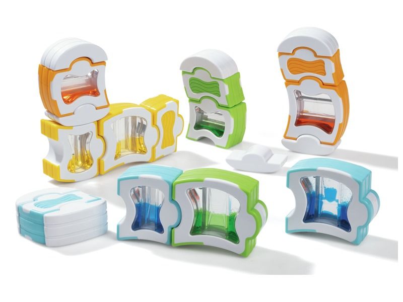 Grippies Waves MAGNETIC CONSTRUCTION SET 40 parts.