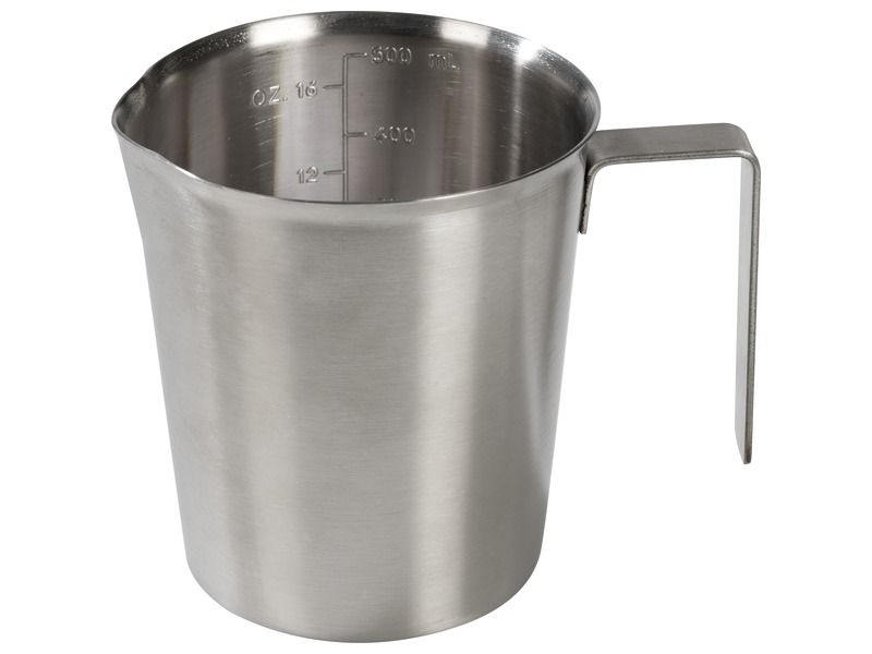 STAINLESS STEEL JUG Stackable measuring jug 0.5 L