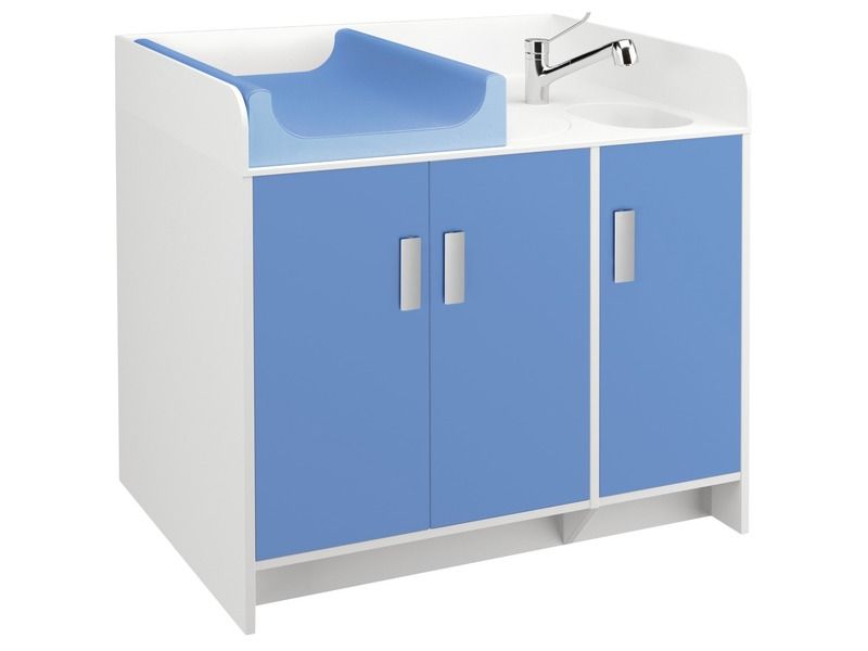 WICKELMÖBEL KAZÉO MIT BADEWANNE mit integriertem Handwaschbecken