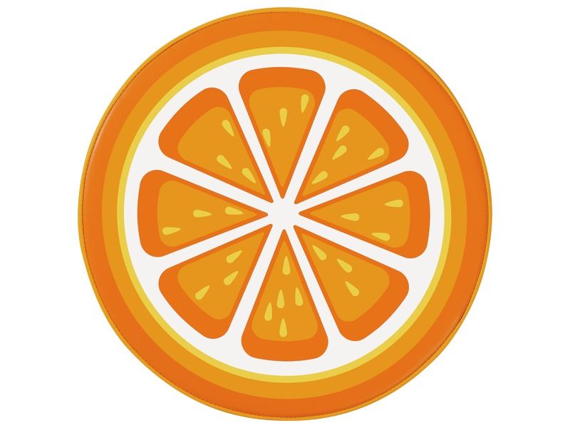 ZITRUS-SITZSCHEIBE 7 cm Orange