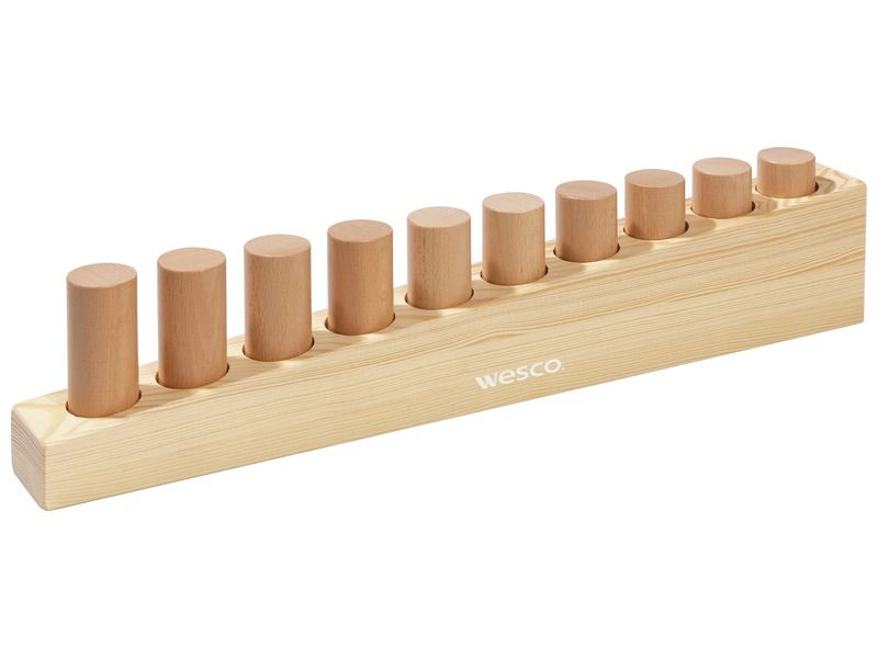 STECKSPIEL Reihe Verschiedene Höhen