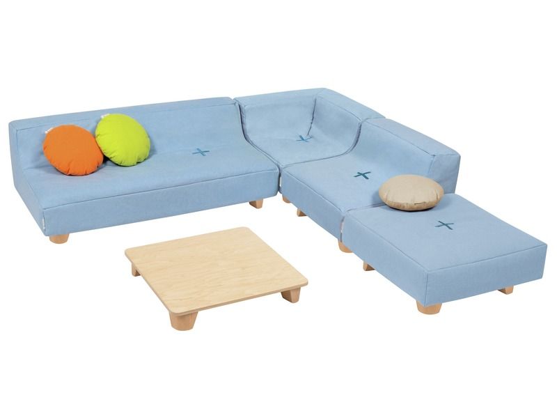 PLAUDERECKEN-SET Cocoon Komfort Mit Holzfüßen