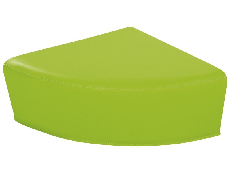 POUF QUART DE ROND Basic Bio - H: 17 cm