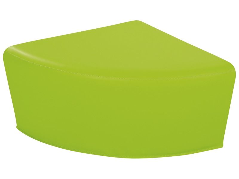 POUF QUART DE ROND Basic Bio - H: 25 cm