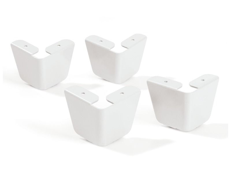 SET 4 METALEN POOTJES Voor massieve meubels
