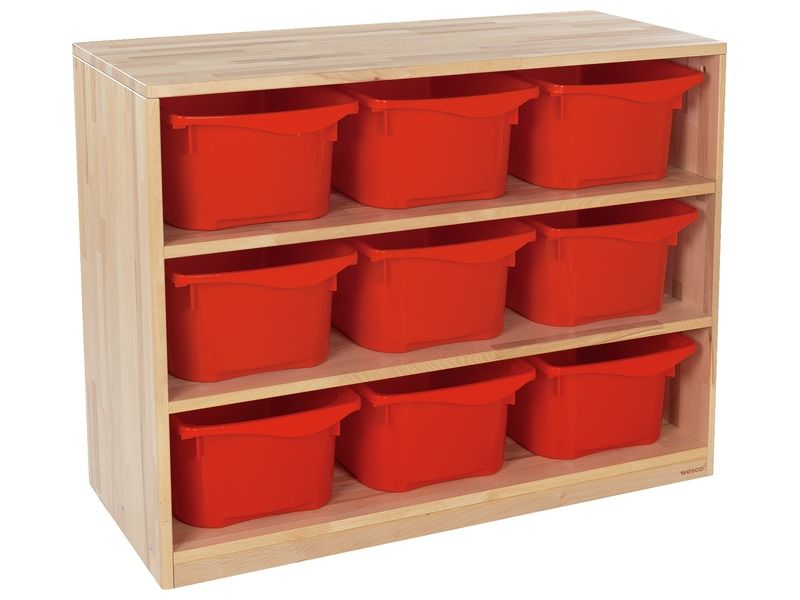 SOLID WOODEN UNIT 9 trays – 2 shelves