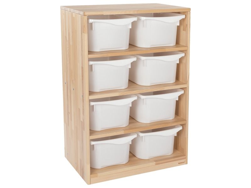 SOLID WOODEN UNIT 8 trays – 3 shelves