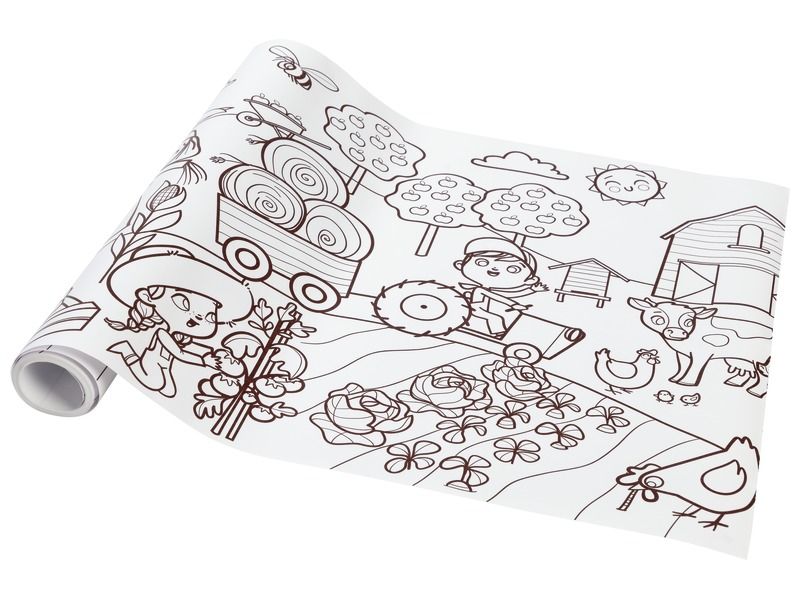 Rouleau De Papier À Colorier Pour Enfants Rouleau De Papier À Dessin  Bricolage Art Dessin Art Papier Dessin Rouleau Coloriage Dessin Art Papier