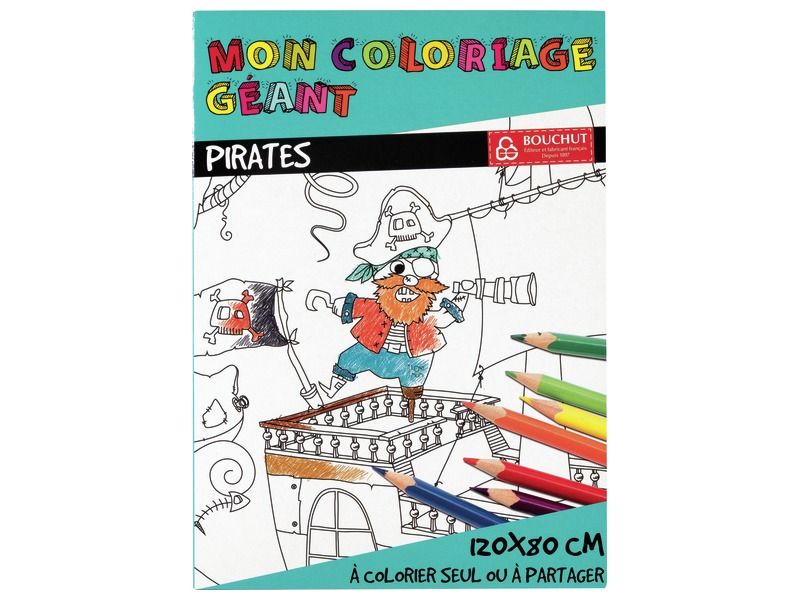 GIANT COLOURING PAGES Pirates