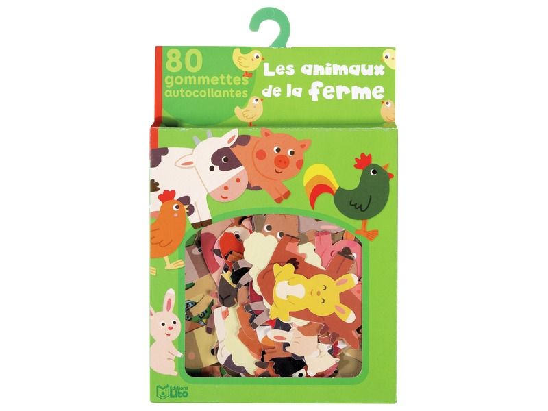 GIANT THEMED STICKERS Farm animals